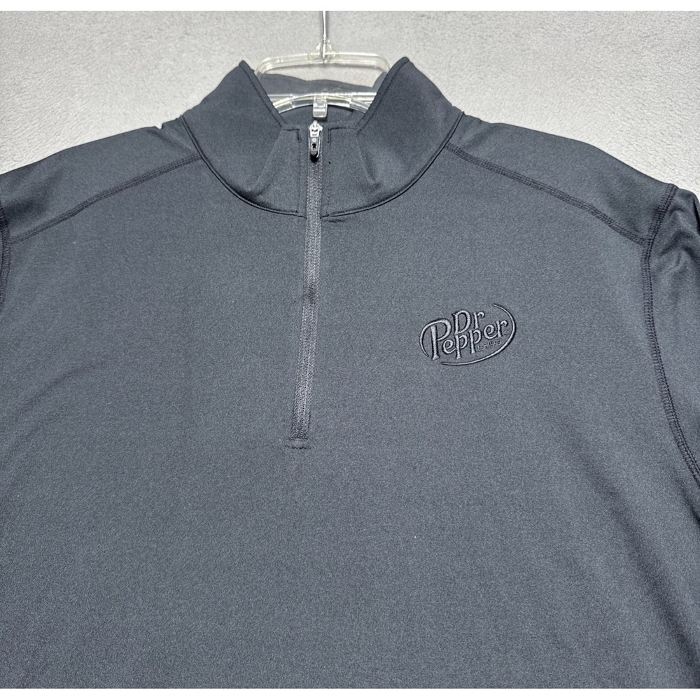 Marmot Harrier 1/2 Zip Pullover Mens XL Black Dr. Pepper Long Sleeve Hiking NEW - Picture 4 of 15